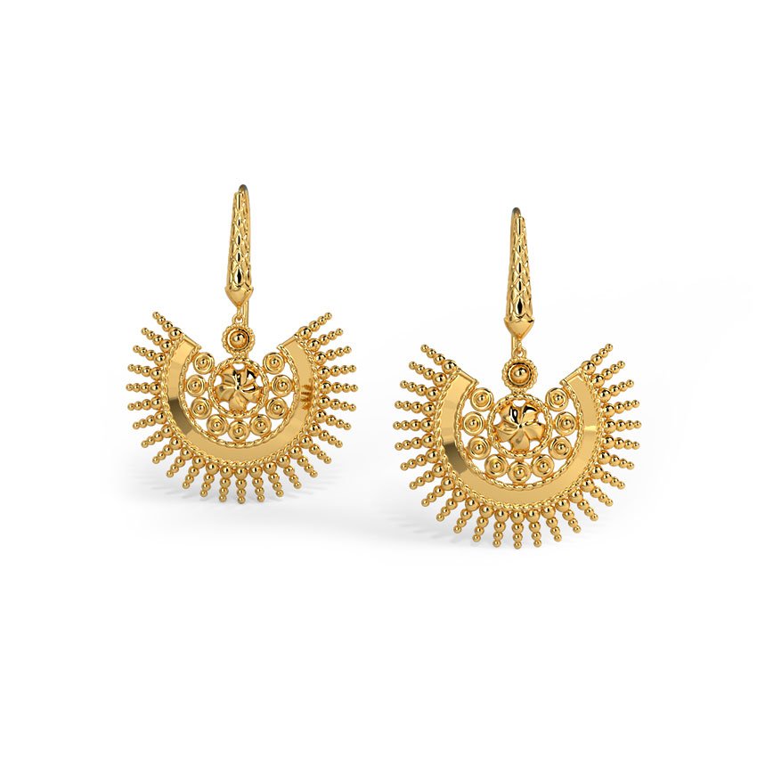 Bead Drop Dangler Earrings