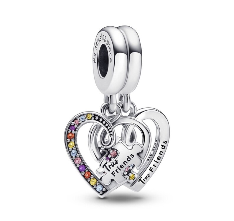 Puzzle Piece Hearts Splittable Friendship
