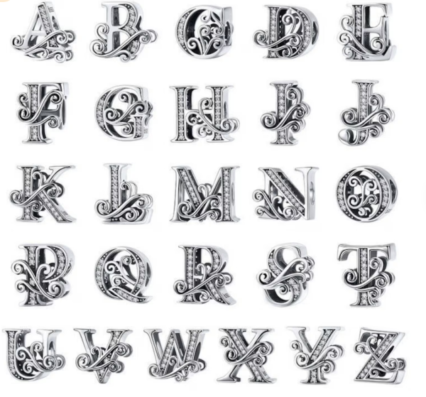CLASSIC ALPHABETS charm