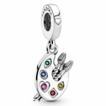 Artist's Palette dangle charm