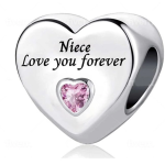 Niece love you foreve charm