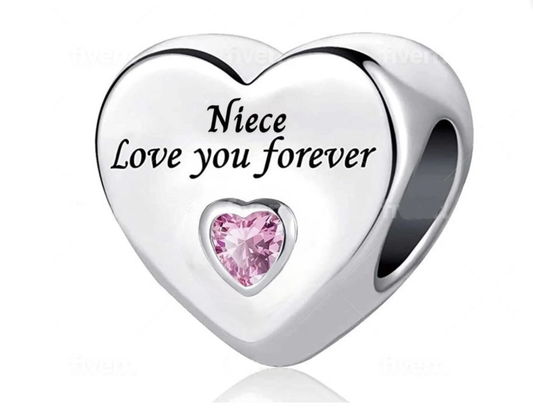 Niece love you foreve charm