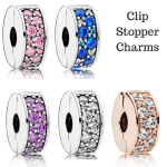 Stopper clips charms