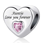 Auntie love you forever charm