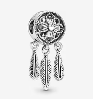Spiritual dream catcher charm