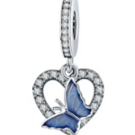Heart bead Dangle charm