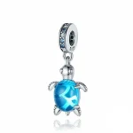 Blue Turtle dangle charm