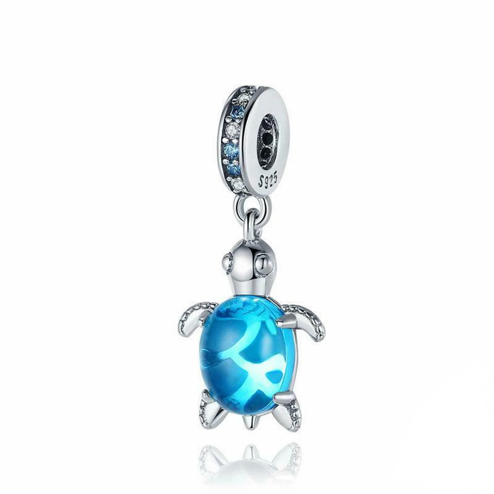 Blue Turtle dangle charm