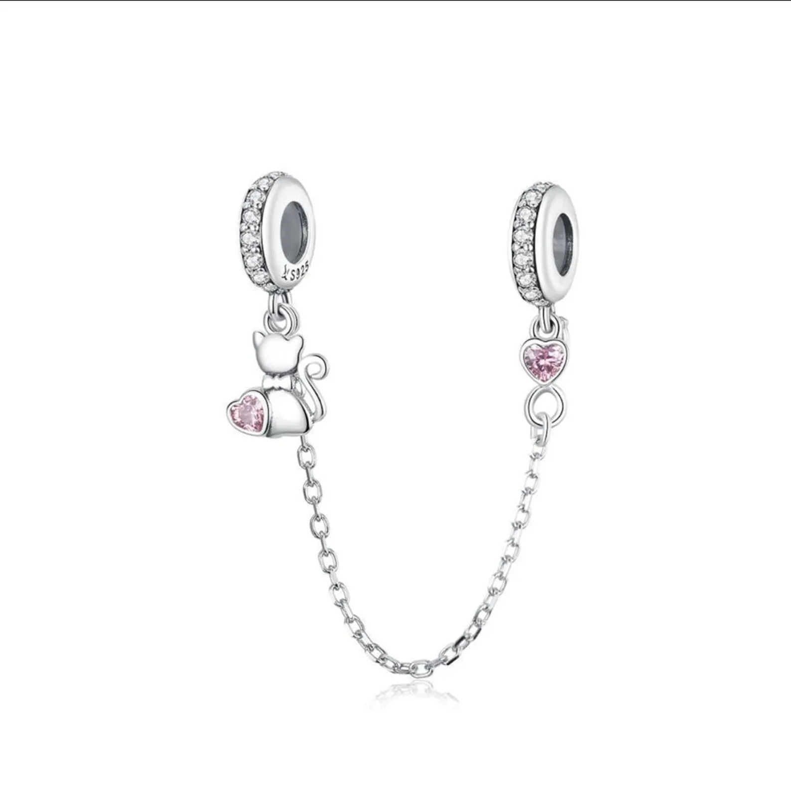 Pet Cat Heart Safety Chain