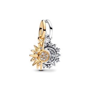 Splittable Sun & Moon Dangle Charm - Image 1